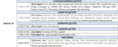 ЦАХИЛГААН ХЯЗГААРЛАХ ХУВААРЬ